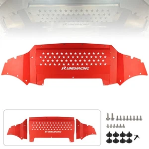 Red Aluminum Oil Cooler Skid Plate for BMW M2 Competition F87 S55 3.0L 2019-2023 - Picture 1 of 7