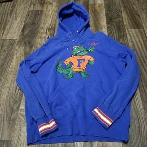 Men’s Nike Florida Gators Throwback Logo Hoodie Large Blue Sweatshirt L NCAA - Picture 1 of 11