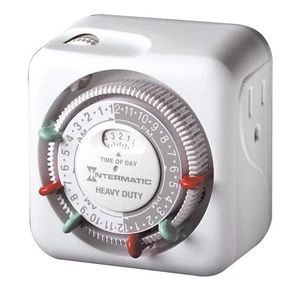 Intermatic TN311K 15A Lámpara enchufable de 24 horas de alta resistencia y temporizador de electrodomésticos - Imagen 1 de 1