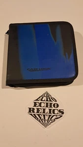 Case Logic 24 CD Case Blue Marble Design Vintage Rare - Picture 1 of 4