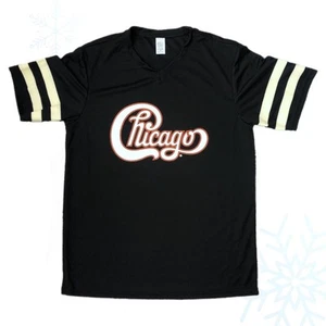 Chicago Rock Band Football Jersey Large Black - Picture 1 of 5
