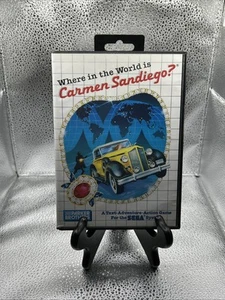 Where in The World is Carmen Sandiego (Sega Master System) CIB Tested W/manuals - Picture 1 of 12