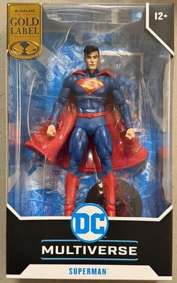 Boneco de ação McFarlane DC Multiverse - Superman New 52 Gold Label 7" - Imagem 1 de 2
