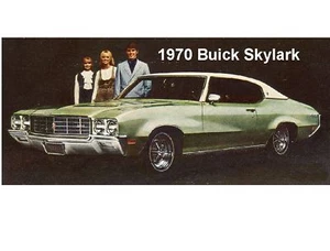 1970 Buick Skylark Auto Refrigerator / Tool Box Magnet Gift Card Insert - Picture 1 of 1