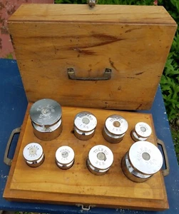 6pc 500g - 5lb Toledo Precision Calibration Scale Weight Kit Stainless Steel F1 - Picture 1 of 11