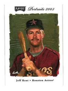 2003 Playoff Portraits #83 Jeff Kent Houston Astros - Picture 1 of 2