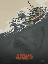 158101 Jaws - The Revenge Class Movie Steven Spielberg Wall Print Poster CA