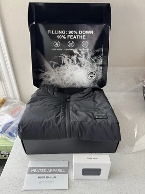 Orznez Heated Vest, Heated Jacket for Men & Women with 8 Heating Zones, LARGE - Image 1 of 4