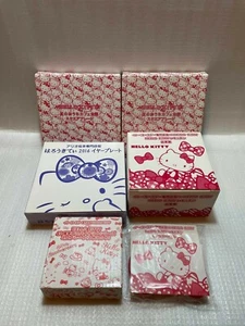 Hello Kitty Sanrio Glass Small Plates Set Limited edition Rare item - Picture 1 of 12