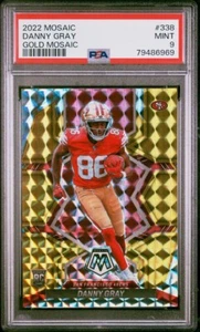 2022 Mosaic Danny Gray Gold /10 PSA 9 - Picture 1 of 2