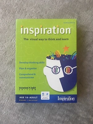 Inspiration Version 8 - Apple Mac CD Rom - Visual Way to Think & Learn Software - Image 1 of 2
