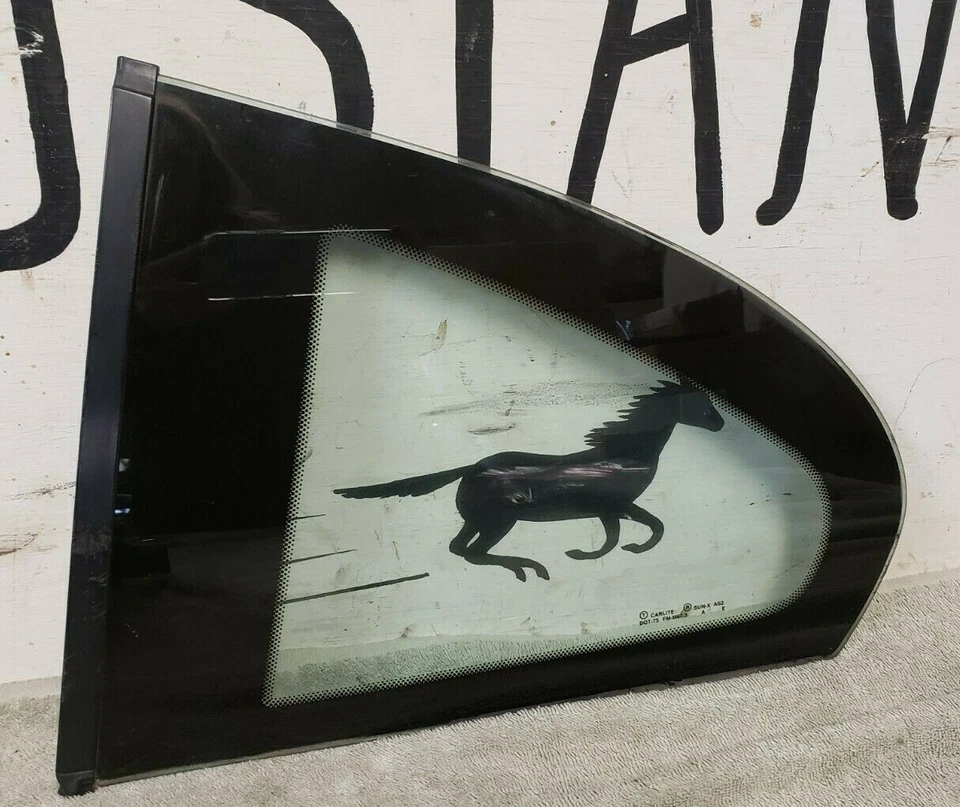 Quarter 1/4 Window Glass Ford Mustang GT Coupe 1994-1998 Left Driver Foto 1 de 1