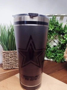 Tervis Tumbler - Blackout tumbler 30oz Dallas Cowboys - NFL - Picture 1 of 7
