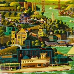 Hometown Collection Sausalito Ferry 1000 Piece Puzzle - Picture 1 of 7
