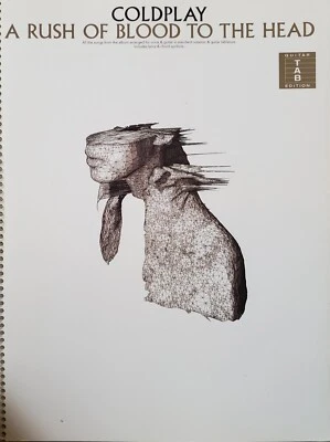 Cold Play A Rush Of Blood To The Head Guitar Tab Piano Sheet Music Book g3 - Image 1 of 4
