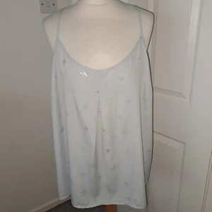 CAPSULE grey and silver star camisole top, size 22 - Picture 1 of 4