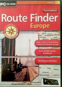 ROUTE FINDER EUROPE THIRD EDITION RU2 PC CD-ROM Microsoft Windows 95 98 XP 2000 - Bild 1 von 3