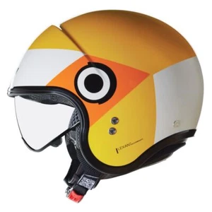 Jet Helmet Nolan N21 ONIRICO 341 Giallo / Bianco / Arancione - Picture 1 of 5