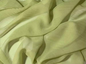 Pistachio Green - 8mm Silk Chiffon Fabric - Picture 1 of 3