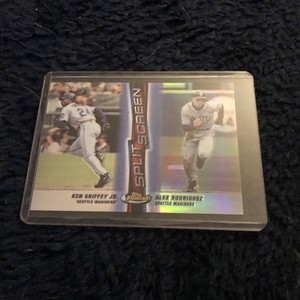 1999  Finest Dual Refractors Ken Griffey Jr. / Alex Rodriguez #SS2 Mariners