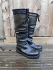 Welligogs Black Leather Boots - Size EU 36, UK 3