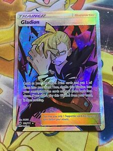 Gladion (Full Art) - 109/111 Ultra Rare Crimson Invasion NM Pokemon TCG
