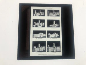 GOTHIC ARCHITECTURE, Europe - Original Magic Lantern 3.25 Inch SLIDE - Picture 1 of 1