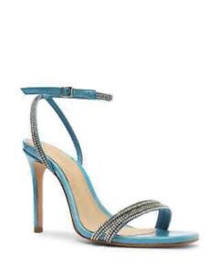 SCHUTZ Altina Glam Crystal Embellished High Heel Sandals M1 213
