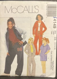 McCall's Pattern 4149 * Girls Size 12-14-16 * Jacket, Shorts, Pants - Picture 1 of 2