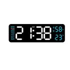 Temperature Digital Led Clocks Wall-mounted Display Table Clock  For Bedroom