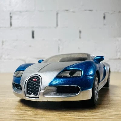SIKU 1305 1/55 Bugatti EB 16.4 Veyron Blue Silver Grand Sport - Image 1 of 4