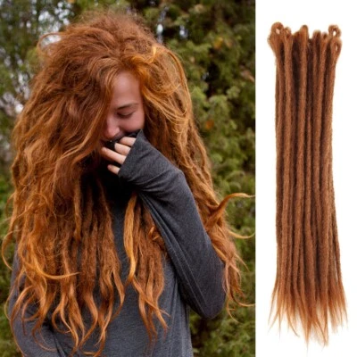 30Stränge 50cm Handmade Dreadlock Extension Kunsthaar Häkelzöpfe SE Dreads Locks - Bild 1 von 4