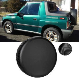 15" Car Spare Tire Cover Soft Wheel Bag Heavy Duty For Geo Chevrolet Tracker - Picture 1 of 8