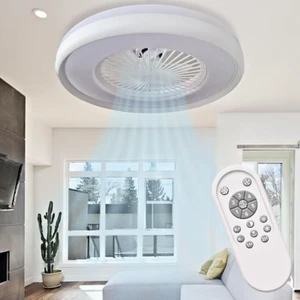 Ventilatore da Soffitto LED 62W Telecomando Silenzioso Dimmerabile 6 Velocità - Foto 1 di 7