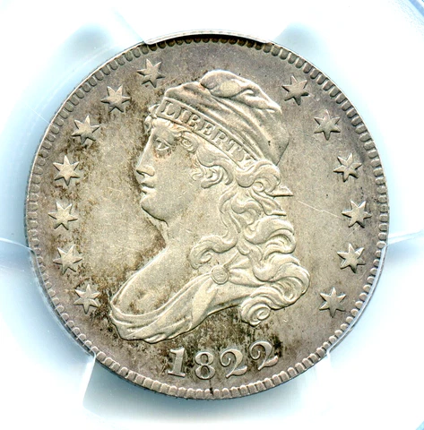 1822 Capped Bust Quarter, PCGS XF45 Cover