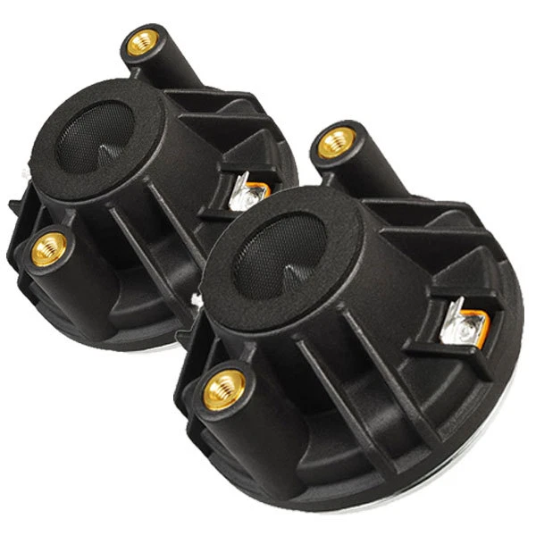Pair Faital Pro HF106 1" Compression Horn Driver Neodymium 120w Tweeter 8 Ohm