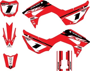 Custom Graphics Kit TOKYO STYLE Honda CRF 110 2019 - 2023 sticker kit decals - Foto 1 di 8