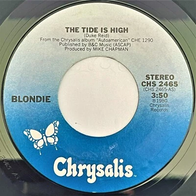Blondie – The Tide Is High / Suzy and Jeffrey: Chrysalis CHS 2465: NM- FREE SHIP - Image 1 of 4