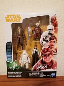 Star Wars Solo Película Misión en Vandor Set Completo 3,75 pulgadas Force Link 2,0 - Imagen 1 de 7