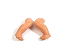Antique celluloid baby doll legs, turtle mark 12 1/2, Schildkröt - Picture 1 of 5