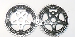 Kettenblatt Kettenblatt & Spider SE Racing Alloy 39T 1/2" x 1/8" silber schwarz - Bild 1 von 2