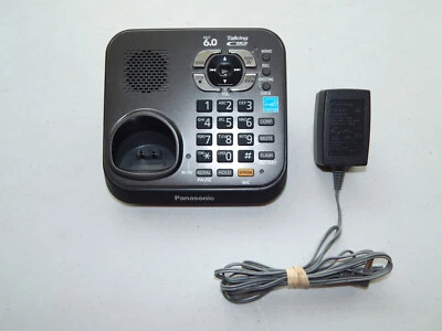 Panasonic KX-TG9341T DECT 6.0 Cordless Main Base w/ ACAdapter KX-TGA931T NOPHONE - Image 1 of 4