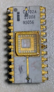 Intel C4702A C1702A 256 X 4 Vintage White Ceramic EPROM - Picture 1 of 1