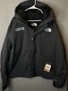 Neu mit Etikett The North Face Gore-Tex Mountain Herrenjacke Large jeansblau XL - Bild 1 von 5