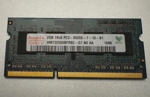 2GB PC3L-12800S DDR3-12800SMHz MEMORY RAM for LAPTOPS Hynix - Picture 1 of 1