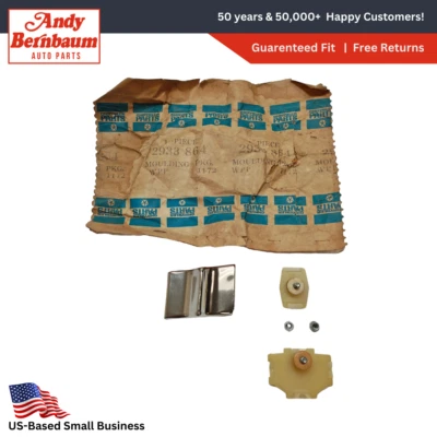 Plymouth Satellite 1969 cuarto derecho panel cromo paquete de molduras 2933864 nuevo en stock Foto 1 de 4