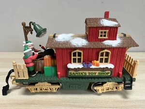 New Bright Holiday Express Santa's Toy Shop w/ Metal Wheels 1996 Tested 380 EUC - Picture 1 of 7