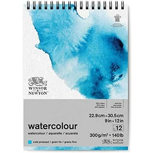 Winsor & Newton Classic Watercolor Paper Pad, 9" x 12", Natural White - Picture 1 of 6