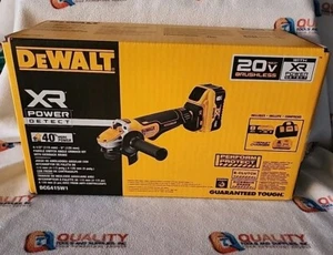 DeWalt DCG415W1 20V MAX XR Brushless 4-1/2" - 5" Angle Grinder Kit 8Ah - Picture 1 of 4
