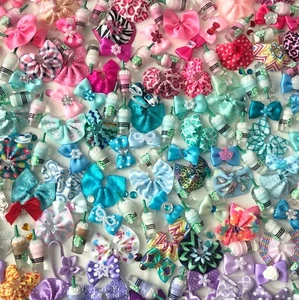 Lote aleatorio de 4 piezas de ropa accesorios aleatorios Littlest Pet Shop LPS arco falda frappuccino - Imagen 1 de 7